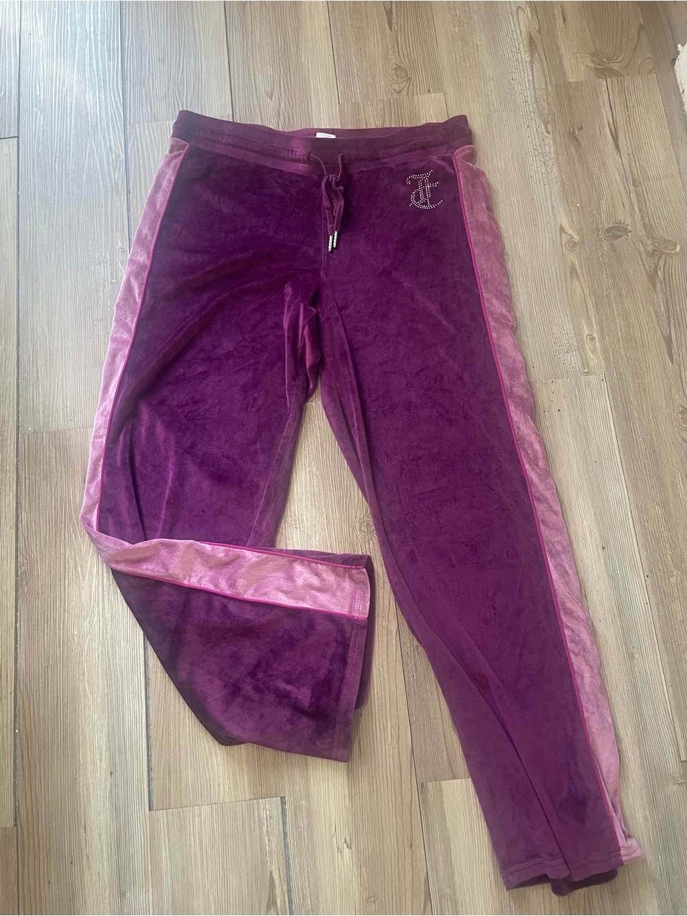 Juicy Couture Magenta Velour Pants